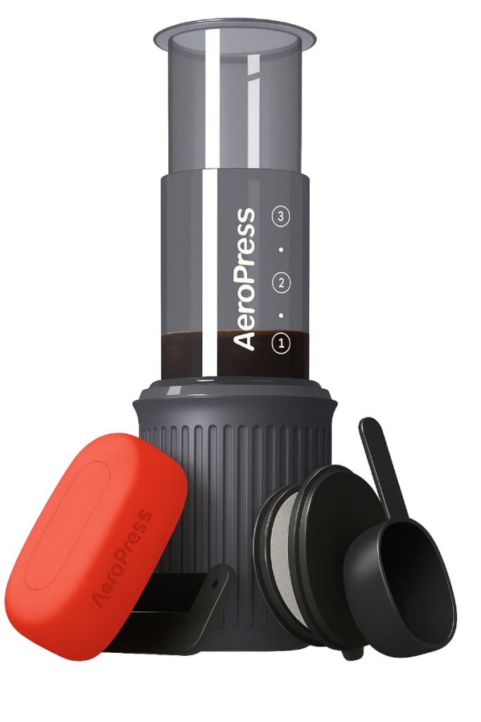 AeroPress GO cafetière pour camping-car