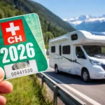 Vignette autoroute Suisse pour camping-car sur une route suisse